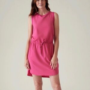 Athleta Rincon Dress in Salvia Pink | sz L